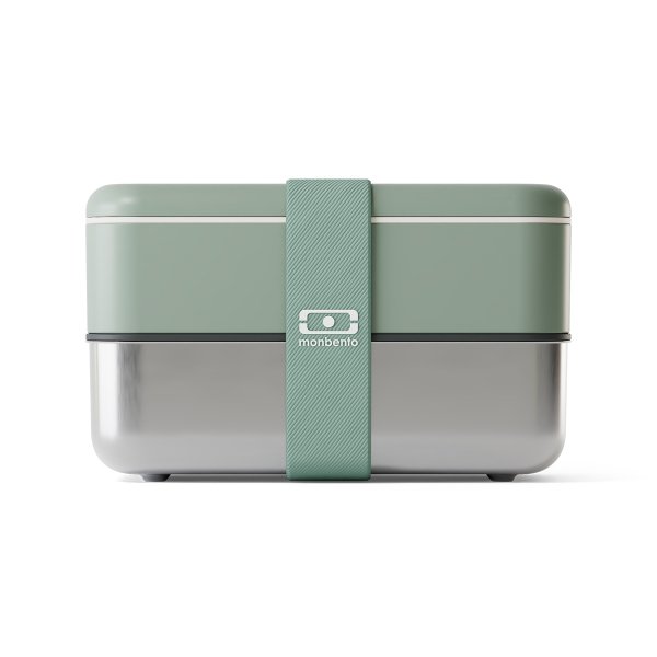 Monbento Sense Original bento lunchbox 1.2L Green Natural