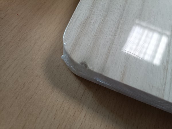 Tojiro Deska do krojenia z drewna paulownia 35x20x2 cm z WADĄ