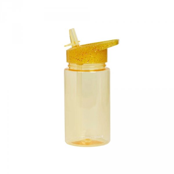 Butelka na wodę dla dzieci brokatowa GLITTER GOLD 0,45L / A Little Lovely Company
