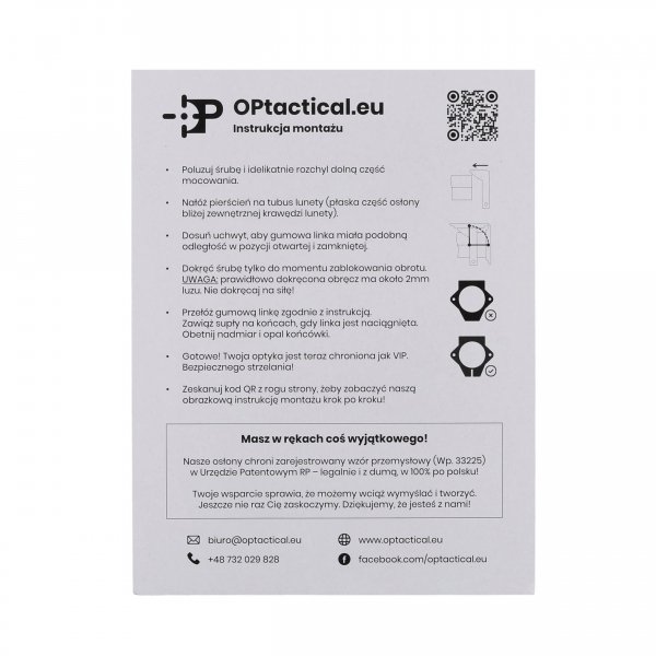 Osłony lunety OPtactical do Primary Arms SLx 1-10x28 (2 sztuki)