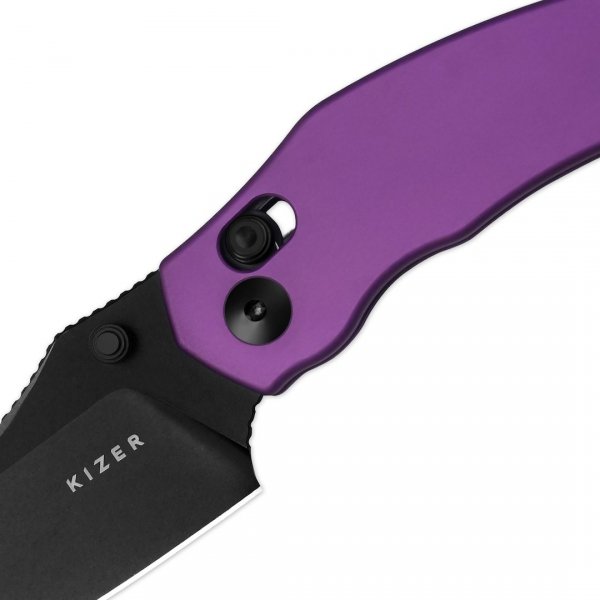 Nóż Kizer Mini Bulldog Purple Aluminum Nitro-V