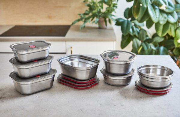 BB-Lunchbox stalowy okrągły 0,65l. Multifunction