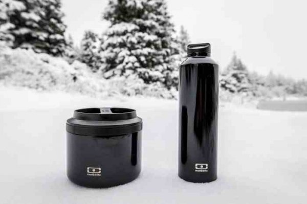 Monbento Butelka termiczna Steel, Black Onyx