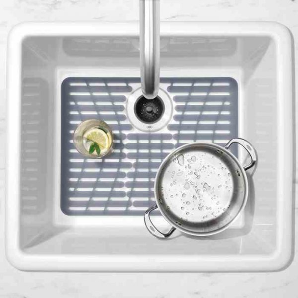OXO-Mata do zlewu 32x41cm. silikon szara GoodGrips
