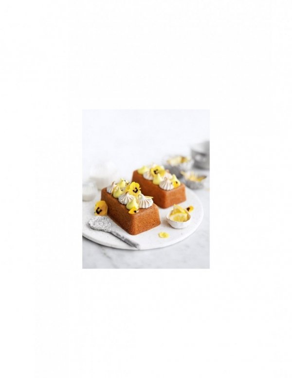Patisse - Mini forma na 4 tartletki z wyjmowanym dnem 13x8cm SILVER-TOP