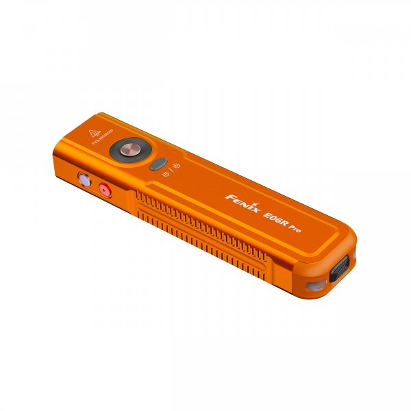 Latarka LED Fenix E06R PRO pomarańczowa