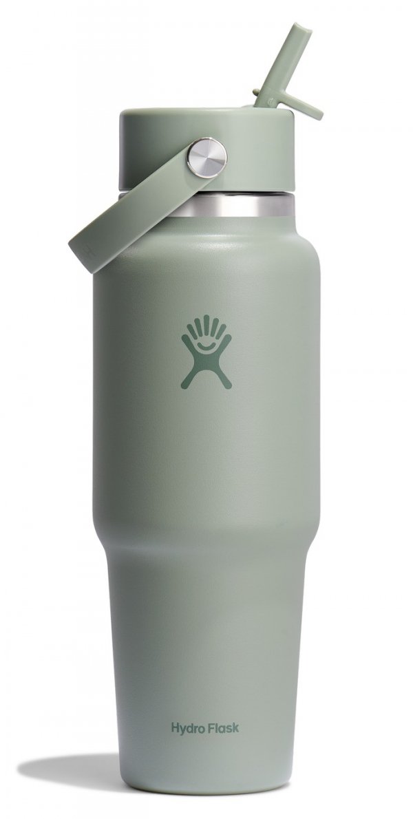 Hydro flask Butelka 32oz Wide FlexStraw Travel Bottle Agave