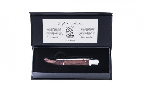 Nóż kieszonkowy Laguiole Luxury Line Rosewood 9 cm