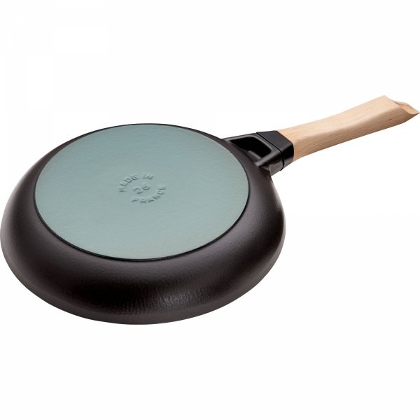 Patelnia żeliwna Z Drewnianym Uchwytem 26 Cm Staub
