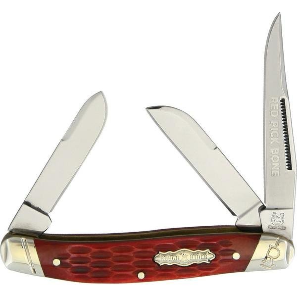 Rough Rider scyzoryk Stockman Red Picked Bone