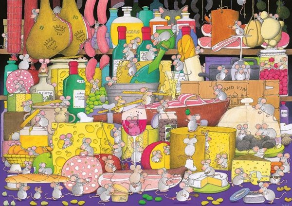 Puzzle Myszy harcują Piatnik