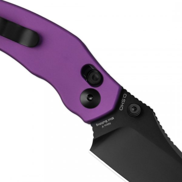 Nóż Kizer Mini Bulldog Purple Aluminum Nitro-V