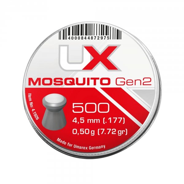 Śrut diabolo UX Mosquito gen 2. 4,5 mm 500 szt.