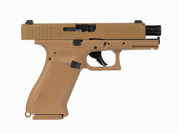 Pistolet wiatrówka Glock 19X blowback 4,5 mm coyote BB CO2