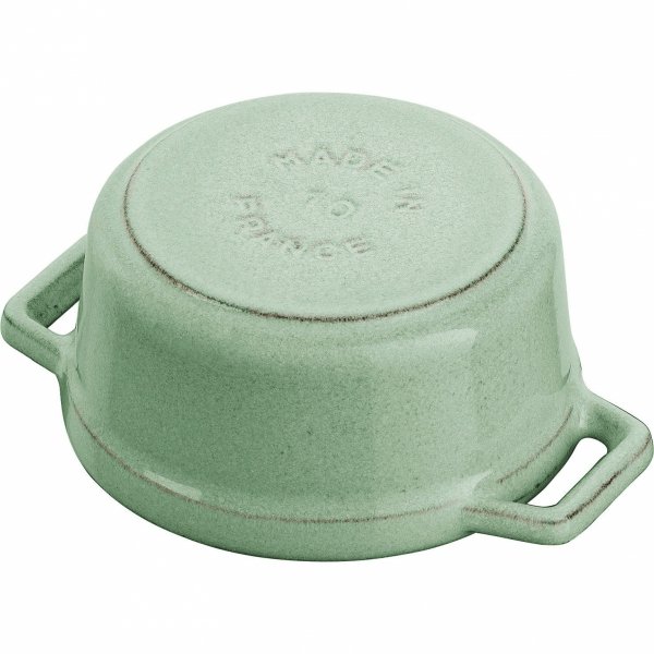 Mini Garnek żeliwny Okrągły 250 Ml, Miętowy Mini Cocotte Staub