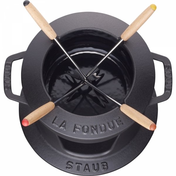 Zestaw Do Fondue 16 Cm, Czarny Staub