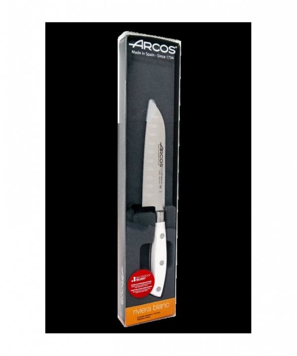 Nóż santoku 140mm Riviera White Arcos