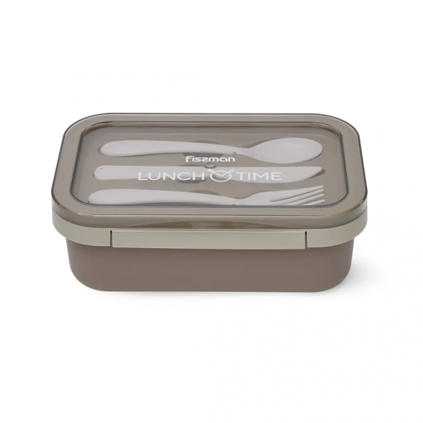 Lunch box Fissman 800 ml z 2 komorami i stalowym pojemnikiem