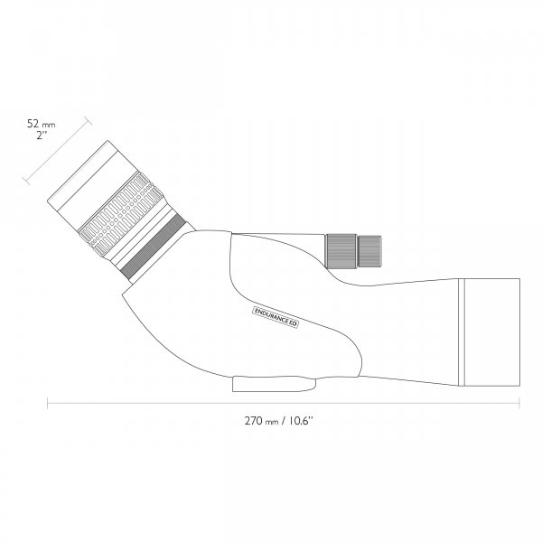 Luneta obserwacyjna Hawke Endurance ED 13-39x50 kątowa