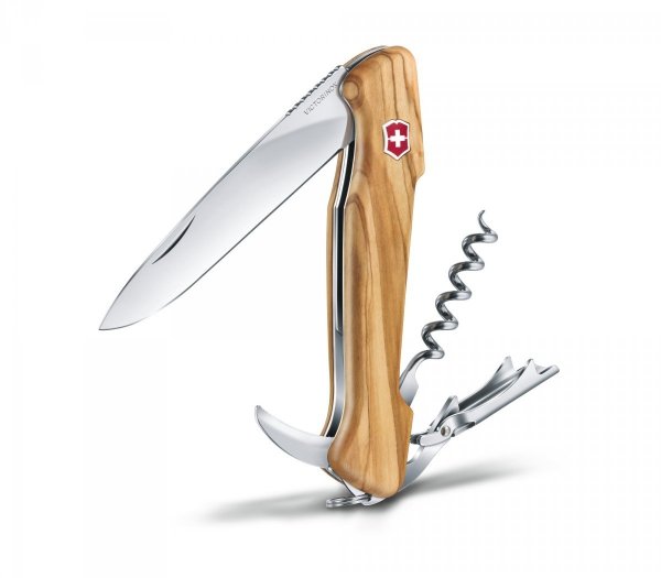 Scyzoryk szwajcarski Victorinox Delemont Wine Master, 130 mm, drzewo oliwne 0.9701.64