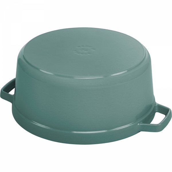 Garnek żeliwny Okrągły 5.2 Ltr, Eukaliptusowy La Cocotte Staub