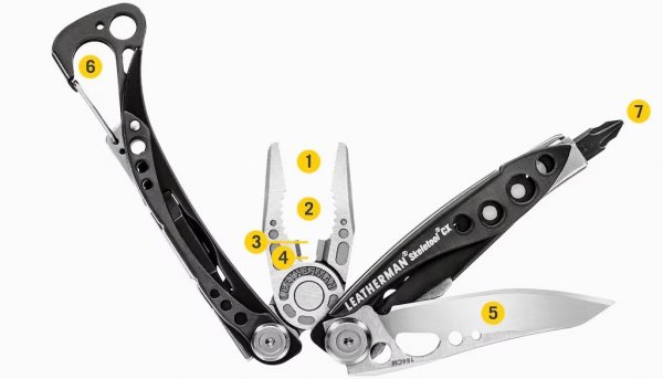Multitool Leatherman Skeletool CX – Nightshade (833127)