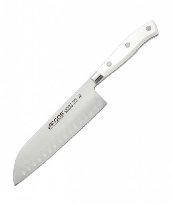 Nóż Do Japoński SANTOKU Riviera White