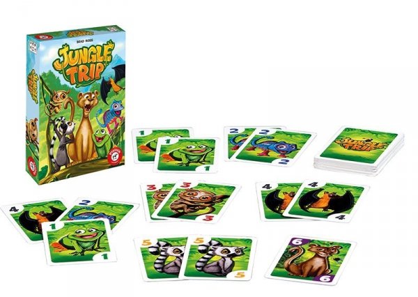 Jungle Trip - Gra Karciana ze Zwierzętami od Piatnik