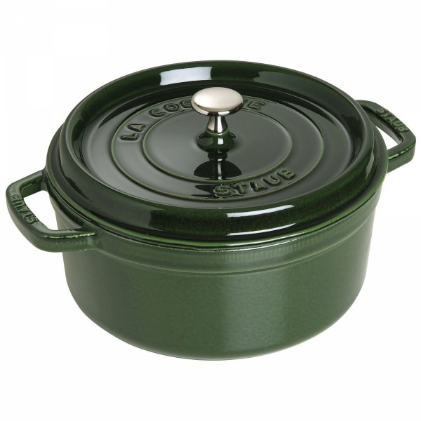 Garnek żeliwny Okrągły 5.2l Zielony La Cocotte Staub
