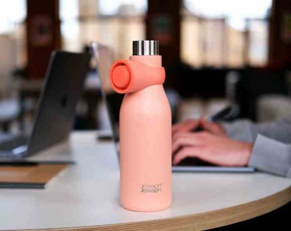 JJ - Butelka termiczna stalowa 500ml Loop™, koralo