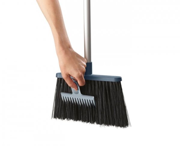 JJ-Miotła z wieszakiem, niebieska, CleanStore