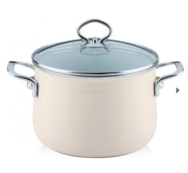 Garnek z pokrywą 4,0l 20cm Avorio Riess