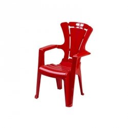 Krzesło dziec.antypoś.czerwone