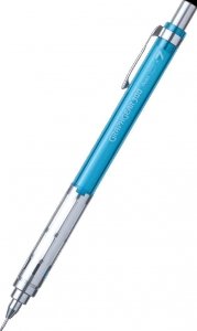 Ołówek automatyczny Pentel 0,7 mm GRAPHGEAR 300 transparentny błękitny PG317-TSX