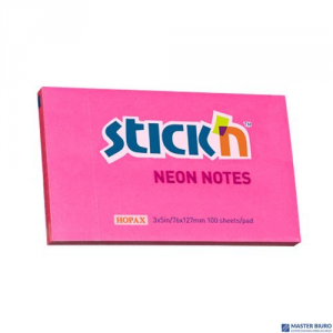 Bloczek STICKN 127x76mm ciemnoróżowy neonowy 100k 21169 STICKN