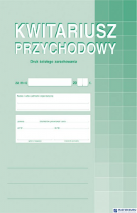 400-1 Kwitariusz przychodowy A4 30 kartek MICHALCZYK I PROKOP