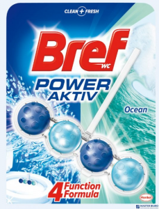 BREF Zawieszka WC POWER AKTIV 50g Ocean kulki 625227