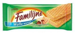 Wafle FAMILIJNE Orzechowe 180g JUTRZENKA