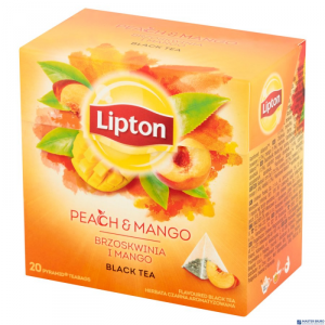 Herbata LIPTON PIRAMID Mango Brzoskwinia 20t