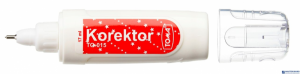 Korektor w płynie, końcówka metalowa, 17ml biały TO-015 Toma