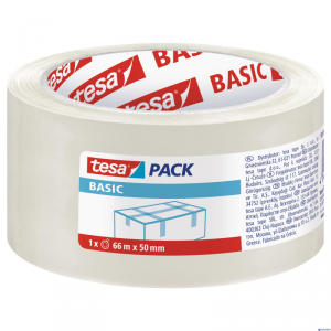 Taśma pakowa TESA TESAPACK BASIC 66M X 50MM transparent