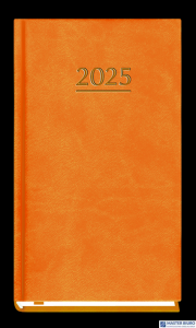 Terminarz Kieszonkowy 90x165mm 2026 - pomarańczowy Michalczyk i Prokop T-231V-P kalendarz 1 tydzień na 2 stronach
