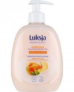 LUKSJA Mydło w płynie z dozownikiem 500 ml Peach&White Tea