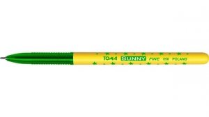 Długopis w gwiazdki SUNNY z końcówką 0,7mm, zielony TO-050 Toma