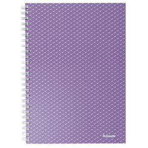 Kołonotatnik ColourBreeze A5, w kratkę, lawendowy Esselte 628469