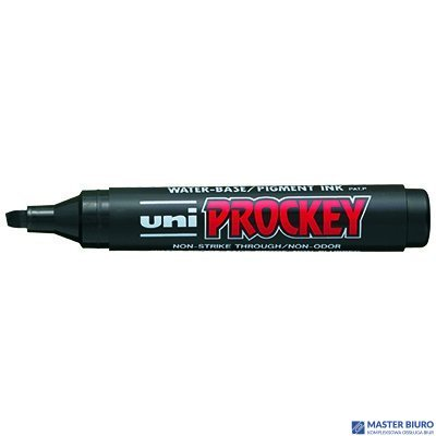 Marker permanentny UNI PM-126 czarny ścięty PROCKEY