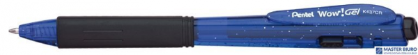 Długopis żelowy 0,7mm niebieski K437CR-C PENTEL