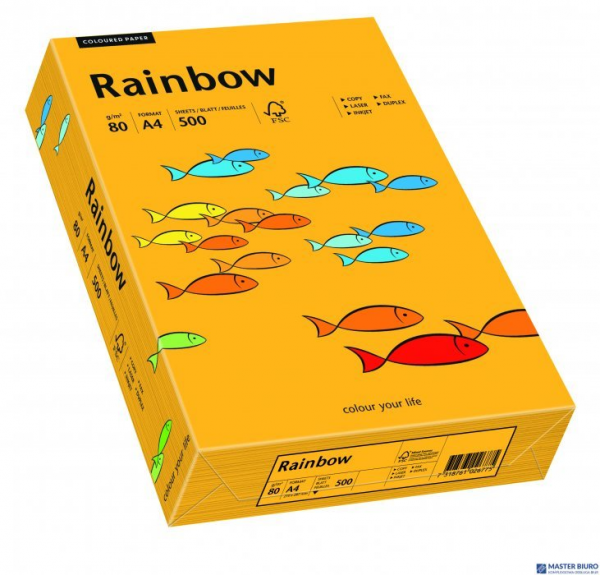 Papier xero kolorowy RAINBOW jasnopomarańczowy R22 88042409
