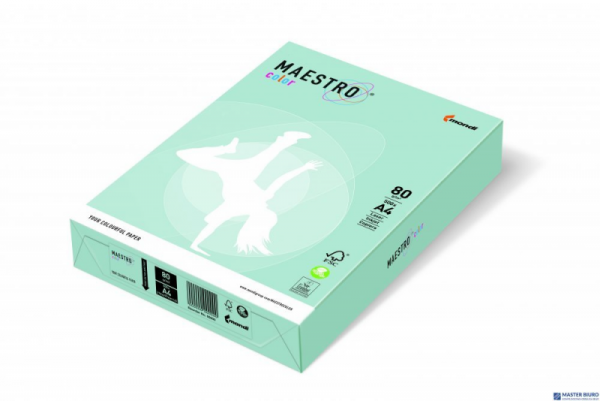Papier xero MAESTRO COLOR A4 80g BL29 jasny niebieski
