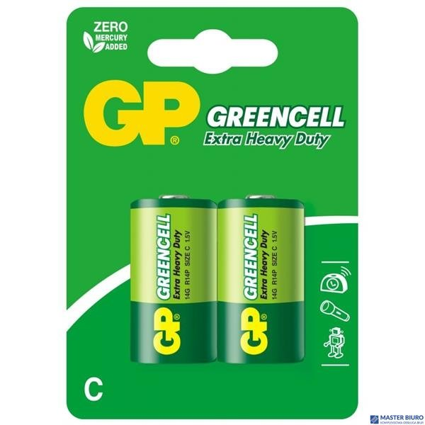 Bateria GREENCELL R14 14G-U2 1,5V cynkowo-chlorkowe GP